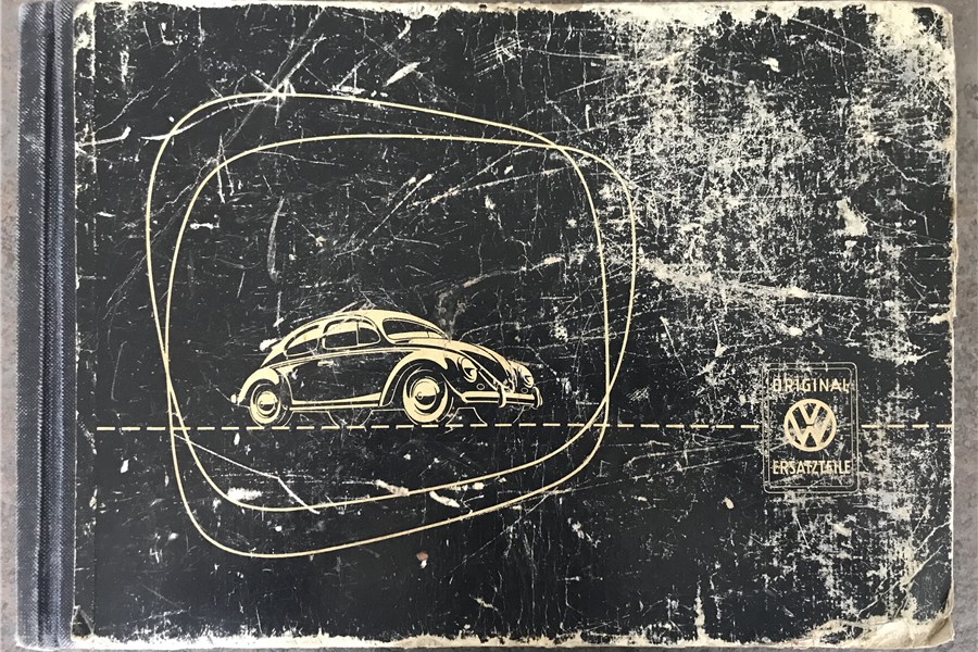 1954 - Genuine VW Parts List early Oval 